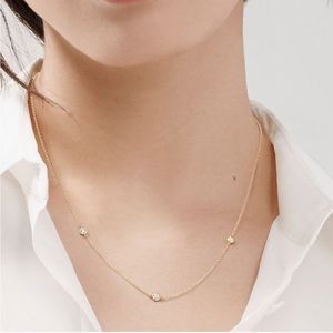 Tiffany & Co. 18k yellow gold Diamonds by the yard necklace